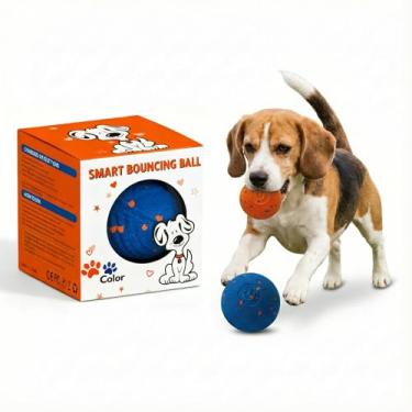Imagem de Hpyxglmy Bola inteligente interativa para cães – Bola de brinquedo para animais de estimação ativada por movimento com vibração, bola de movimento divertida para cães e filhotes brincar em ambientes