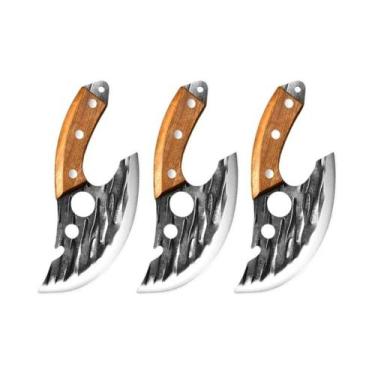 Imagem de Conjunto De Facas De Cozinha Em Aço Inoxidável Forjadas À Mão, Faca De