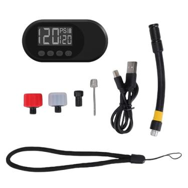 Imagem de Generic Compressor de Ar Portátil, Inflador de Pneus Sem Fio de 120 PSI Com Parada Automática e Luz LED, Bomba de Ar Recarregável para Bola de Bicicleta de Carro (Inflador de pneus)