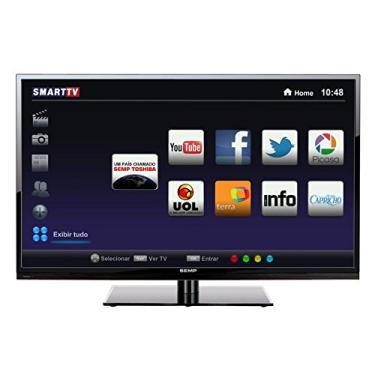 Imagem de Smart TV LED 40'' Full HD, 3 HDMI, USB, Acesso a Internet, LAN para Conexões de Cabo Rede - DL4061 - Semp Toshiba