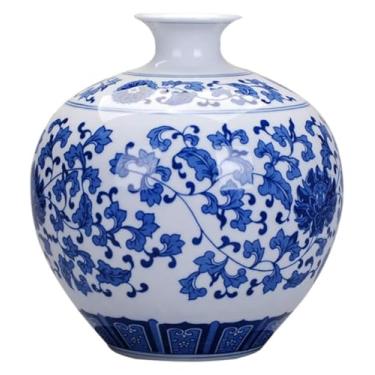 Imagem de Vaso decorativo de cerâmica clássica criativa de alta qualidade para decoração de casa, casa, casamento, sala de estar, quarto, escritório, decoração de casa