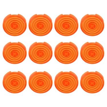 Imagem de ZJchao Substituição de Capa 12pcs Transparente Fosco ABS Protetor de Impulso Mecânico para Kailh Cherry TTC Akko Glorious Switches para Teclados de Jogos de Luta (ORANGE)