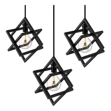 Imagem de Lustre cúbico de estilo industrial (3)