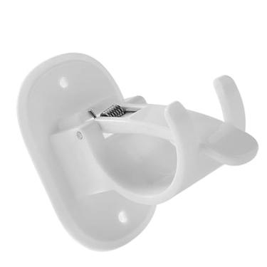 Imagem de Suporte para Cortina com Adesivo - Design Sem Furos Fácil de Instalar Grande Capacidade ABS Aplicação Amplia Cortinas Varais Romanos Banheiro em Quart