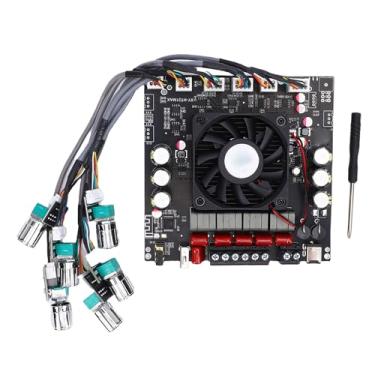 Imagem de FTVOGUE Placa Amplificadora de 2.1 Canais Com BT AUX USB 200Wx2 + 400W Controle de Agudos de Graves para Alto-falantes Domésticos, de Som de TV para PC