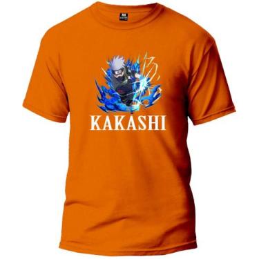 Imagem de Camisetas masculinas moda infantil coleção kakashi preços promocionais