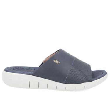 Imagem de Tamanco usaflex conforto feminino uc0803, New blue, 36