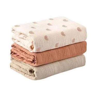 Imagem de Cobertor De Algodão De Seis Camadas Para Bebê Recém-Nascido, Conjunto 