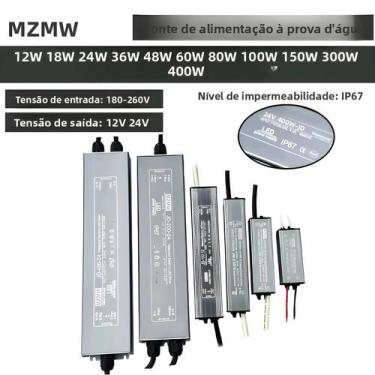 Imagem de Transformadores De LED À Prova d'Água De Alta Potência 12W-400W AC 180