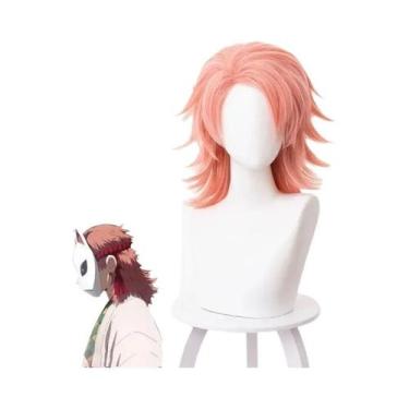 Imagem de Fantasia De Cosplay De Kimono Branco Para Homens, Demon Slayer Sabito 