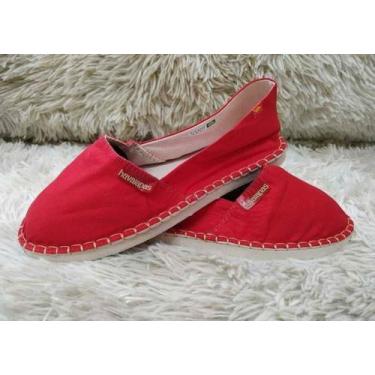 Imagem de Alpargata Infantil Sapatilha Havaianas Tradicional, Vermelho, 25