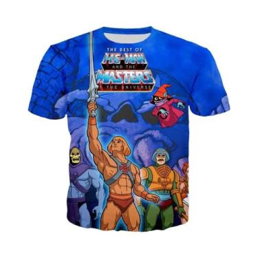 Imagem de Camiseta Unissex Oversized Com Estampa 3D He-Man Masters of the Univer