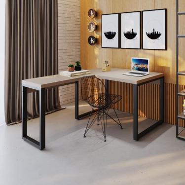 Imagem de Mesa em L Operacional 120x160x75cm Yon