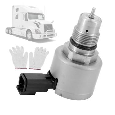 Imagem de Dokili Válvula de controle de alívio de pressão de combustível compatível com Volvo Truck VNL 2012-2022 VNR 2018-2022 Motor D13 e Mack MP8, sensor de transbordamento de trilho comum VOE22720232
