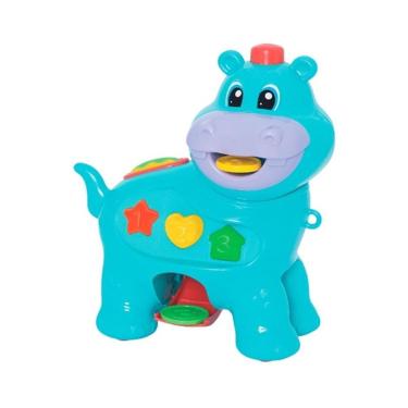 Imagem de Mercotoys Amiguinho Comilao Hipopotamo Colorido-Unissex