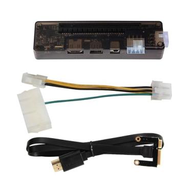 Imagem de Adaptador de Placa Vídeo PCIE Externo para Notebook V8 0 EXP GDC PCI-E AC774 Suporta Interface X16 Entrada Expresscard Melhora o Desempenho do Jogos com Alta Gráficos Compatível XP 7 10 OS Linux