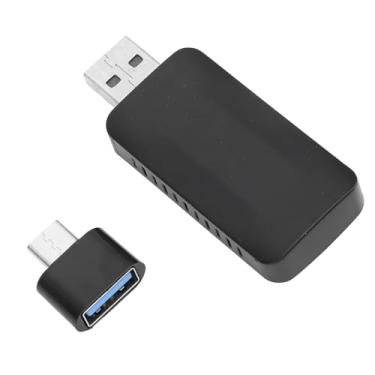 Imagem de Jopwkuin Adaptador de Carro Sem Fio Profissional 5.0 WiFi Converte Adaptador Sem Fio de Veículo Plug and Play para Carros