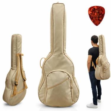 Imagem de Capa Bag Mochila Acolchoada Super Luxo Top Para Violão Folk - Bell
