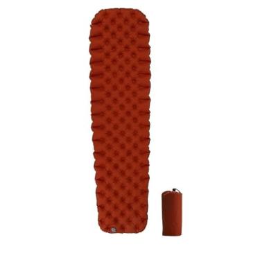 Imagem de Colchão Inflável Ultra Leve | Tapete de Dormir Impermeável para Camping e Relaxamento(Xia vermelho)