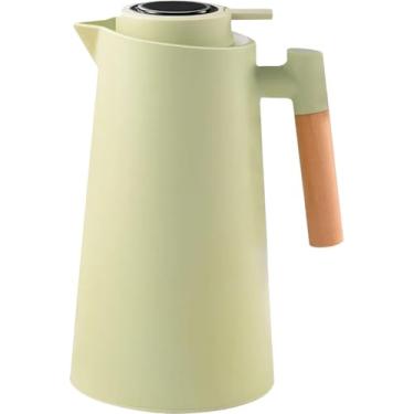 Imagem de Garrafa Térmica De Café 1l Com Termômetro De Led Vacuum Nórdico (Verde)