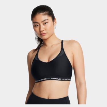 Imagem de Top Ua Crossback Low Moda Fitness Esportivo Preto G-Feminino