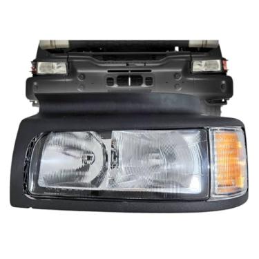 Imagem de Farol Dianteiro Principal Para Volvo VM VM 14-210 17-240 23-240 Com Moldura Lado Esquerdo Motorista Modelo Horizontal