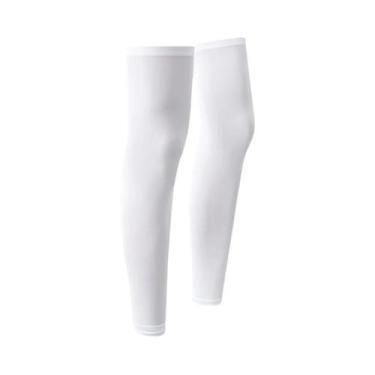 Imagem de Aquecedor De Pernas De Compressão Em Seda Gelada Antiderrapante Com Pr