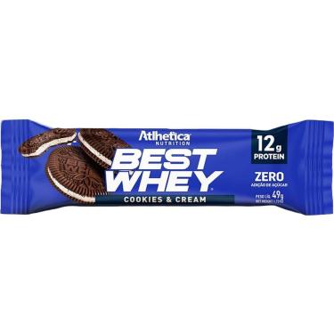 Imagem de Barra Proteica Best Whey - 1 Barras 49g Cookies & Cream - Atlhetica Nutrition-Unissex
