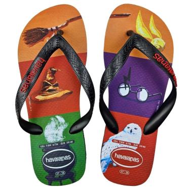 Imagem de Chinelo Havaianas Harry Potter Preto Conforto Original-Unissex
