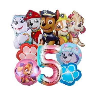 Imagem de Balões De Alumínio Patrulha Canina Ryder Skye Chase Para Decoração De 