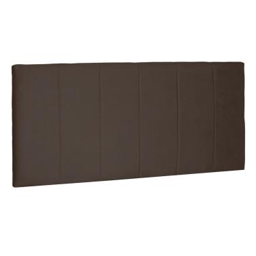 Imagem de Cabeceira Painel Estofada Cama Box Casal King Ravenna 195cm Suede Caramelo - Desk Design
