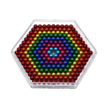 Imagem de Bolas Magnéticas Redondas Coloridas De 5mm, 216 Peças, Fortes Ímãs Mag