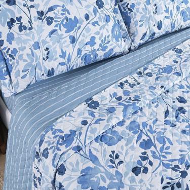 Imagem de Cobre Leito Afeto 400 Fios Casal Padrão 03 Peças 100% Poliéster - Lolli