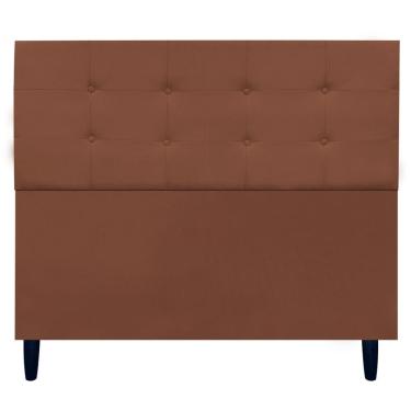 Imagem de Cabeceira Decorativa Ivy Para Cama De Casal 140 Cm Suede Terracota, Suede