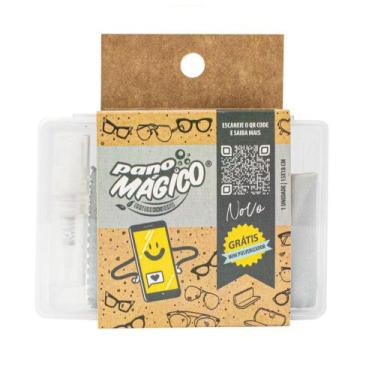 Imagem de Pano Mágico Lentes Limpa Óculos Lentes Telas com Película Lavável Não 