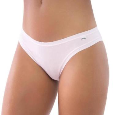 Imagem de Calcinha Biquíni DelRio 51705 Modal, Branco, GG