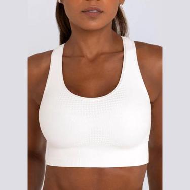 Imagem de Top Esportivo Lupo Alta Compressão Nadador Sem Bojo - Branco, P