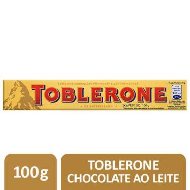 Imagem de Toblerone Chocolate Nougat de Mel e Amêndoas 100g - Lacta, 100g, 1 uni