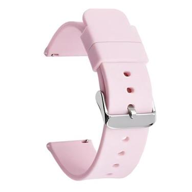 Imagem de Pulseira Silicone New 16mm 18mm 19mm 20mm 22mm 24mm 26mm 28mm 30mm - P