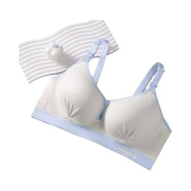 Imagem de Sutiã De Amamentação Feminino Sem Costura, Respirável, De Algodão, Pus