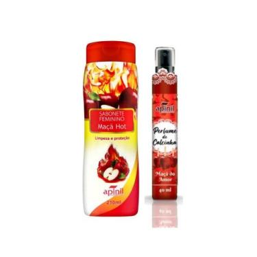 Imagem de Kit Sabonete Íntimo + Perfume de Calcinha Maçã Apinil