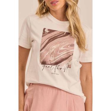 Imagem de T-SHIRT DOCE TRAMA FEMININA REF:106394-Feminino