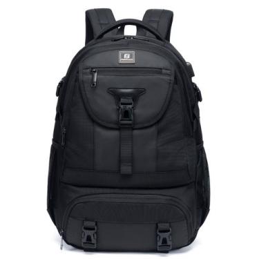 Imagem de Mochila Multifuncional Moderna Entrada USB Moderna Viagem Resistente C