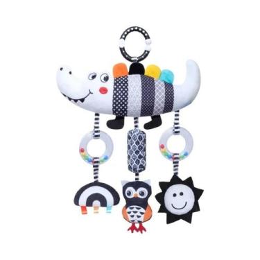 Imagem de Brinquedo De Chocalho Preto E Branco Para Bebês, Brinquedo Suspenso Pa