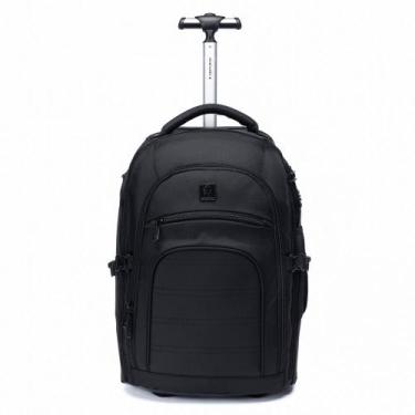 Imagem de Mochila De Rodinhas e Alças Executiva Viagem Trabalho Reforçada Centur