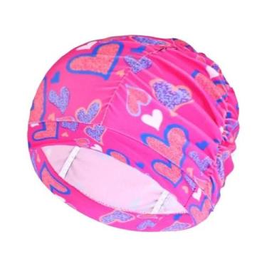 Imagem de Touca De Natação Unissex Para Cabelos Longos, Elástica E Esticável, Em