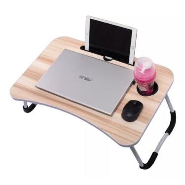 Imagem de Mesa Portátil Dobrável Para Notebook Cama Home Office Refeição Leitura
