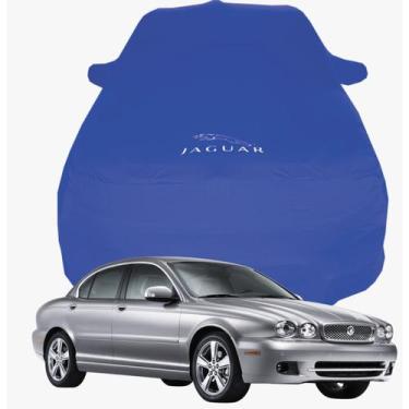 Imagem de Capa de Carro Jaguar X-Type Tecido  Lycra Premium - Cadilhe Capas, Azu