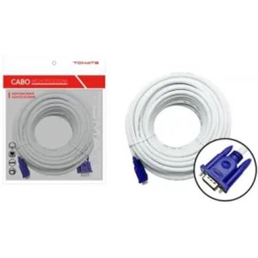 Imagem de Cabo VGA para VGA 10m - Tomate MVG-1010 - Conexão de Alta Qualidade