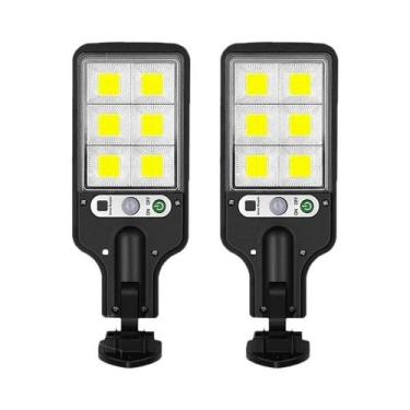 Imagem de Lâmpada De Parede Solar LED Para Exterior Com 3 Modos E Sensor De Movi